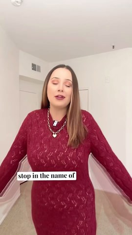 How to style a sweater dress outfit