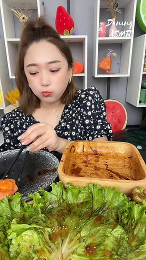 77K views · 336 reactions | Salmon Sashimi Challenge | Daning ASMR | Facebook