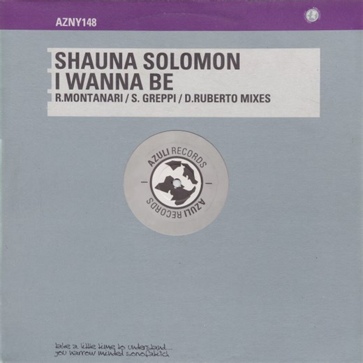 Shauna Solomon - I Wanna Be