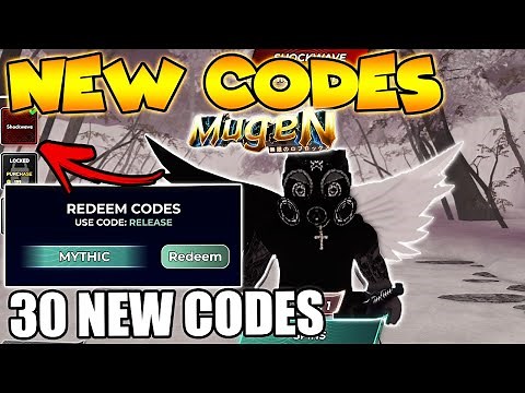 30 NEW CODES FOR MUGEN! 🆕 MUGEN ALL WORKING CODES (Roblox)