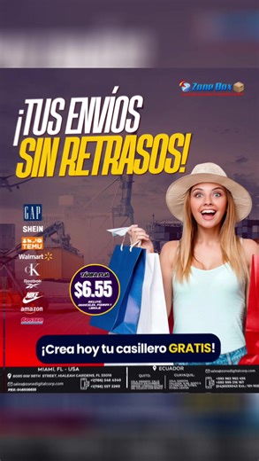 🇪🇨 Recíbelas en Ecuador sin problemas ni estrés ✅ Seguro ✅ Confiable ✅ Sin complicaciones Viaja ligero, deja el peso en nuestras manos 💪✨ 📍 8095 Nw 98th Street Hialead Gardens 33016 Florida 📲 WhatsApp: 1 (786) 557-2260 / 1(786)546-4340. Ecuador 593 96 786 4747 🌐 www.zonebox.ec 📸 Instagram: @zonebox.ec ✨ ZoneBox, tu envío sin fronteras ✨ #ZoneBox #Envioseguro #ViajaSinPeso #EnvioDeMaletas #USAaEcuador