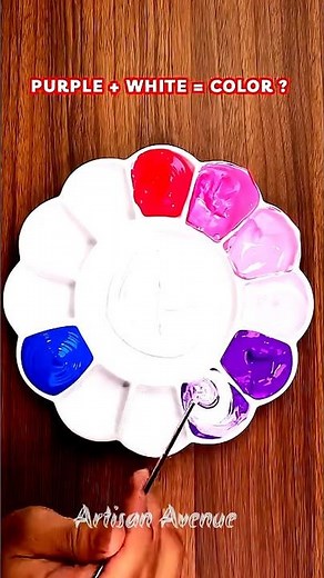 Paint mixing🎨! let's mix white + skyblue