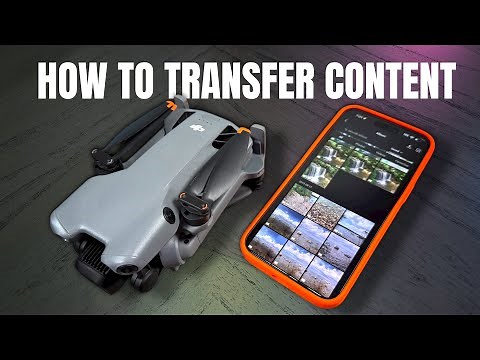 DJI MIni 5 Pro - How To Transfer Content (Step by Step Guide for Beginners)