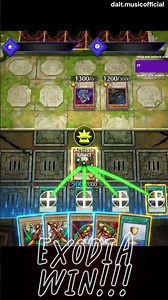 EXODIA DRAW WIN #yugioh #exodiaftk #exodia #masterduel #ftk #tcg
