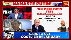 1.9K views | Former diplomat Ajai Malhotra & Retd Lt Gen Rakesh Sharma discuss and analyse the key takeaways from Modi-Putin bilateral meet on #IndiaFirst. Full video of the show with Gaurav Sawant - https://bit.ly/3osiFa2 | India Today | Facebook