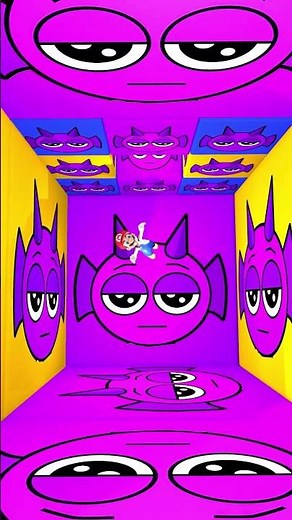 Sprunki Sonic Exe Face Cube Tunnel 184 #roblox #mario #animation