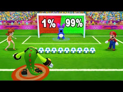 Team Vector, Bowser, Blaze, Dr. Eggman in Mario and Sonic The 2012 Olympic Football Showdown