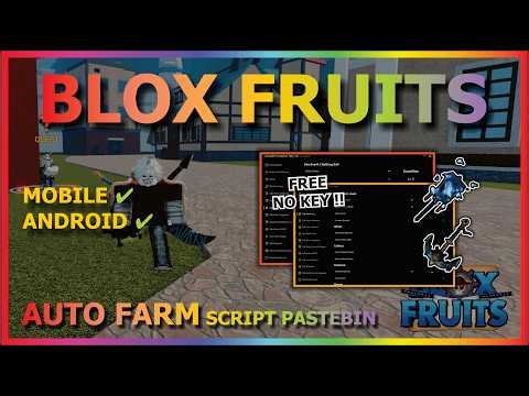 BLOX FRUITS Script No Key AUTO FARM, AUTO RAID, SEA EVENT, FRUIT MASTERY, RACE V4, AUTO QUEST ❤️
