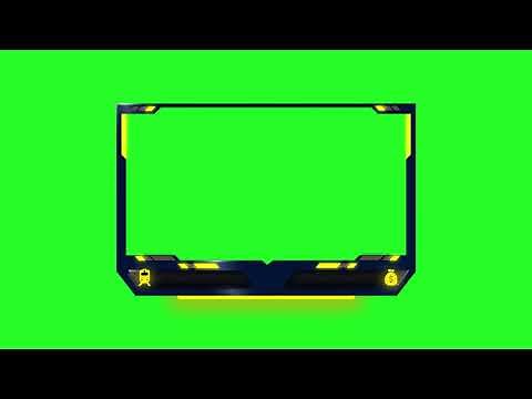 animated facecam twitch greenscreen, overlay free to download ....