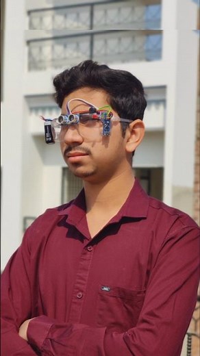 Blind Glasses Using Arduino Nano #arduino #blind #arduinoproject #sciencproject #inspireaward #iot