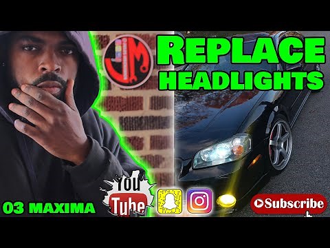 How to Replace Headlight 02-03 Nissan Maxima