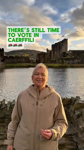 Liz Saville Roberts AS / MP on Instagram: "Polls close at 10pm in Caerffili 🕰️🗳️ Only Plaid Cymru can stop Reform from winning here. Pob lwc to the amazing @lindsay_plaid - he knows these communities inside out and will fight on behalf of every resident here 🏴󠁧󠁢󠁷󠁬󠁳󠁿 #caerphilly"