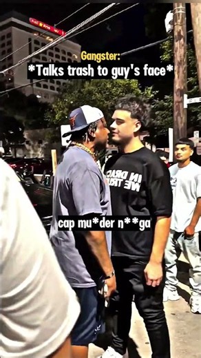 Wannabe Gangster Guy Gets Humbled Instantly