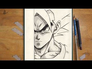Goku Drawing Tutorial | Step-by-Step Pencil Sketch | Anime Drawing