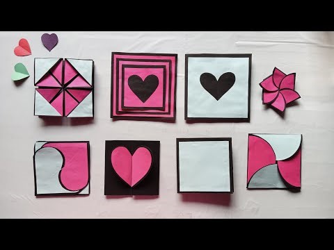 How to Make Cards for Scrapbook / Easy Card Ideas for Scrapbook