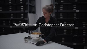 When looking at Christopher Dresser’s “Soup Tureen and Ladle,” 1877-78, Pae White decided to bring her own. Watch as she discusses the food of the time and even shows us what a recipe looks like inside her soup tureen. | LACMA Los Angeles County Museum of Art