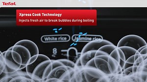 Pssst. Want to know the secret on how to cook tasty rice up to 2x faster? It's our Xpress Cook Technology! This exclusive feature in the TEFAL Rice Xpress IH allows injection of fresh air which enables continuous powerful heating for that perfect rice, twice as fast! Tefal Rice Xpress IH RK7621 RRP: RM899 | Tefal