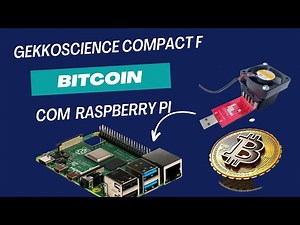 Como Minerar Bitcoin Com GekkoScience Compact F 220 400 GH USB Bitcoin Miner e Raspberry Pi 1