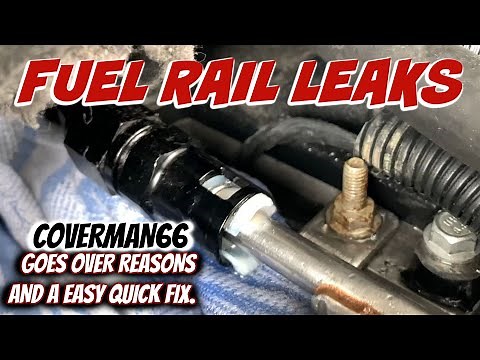 Quick Disconnect Fuel Rail Leaks. Why It Happens and a Easy Fix.