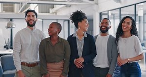 Diversity Business People Laughing Office Collaboration Stock Footage Video (100% Royalty-free) 1099937409 | Shutterstock
