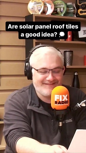 13 reactions | Are solar panel roof tiles a good idea?  Tune into The Electrical Show every Thursday from 3pm only on Fix Radio with @Boschprouk - Find us on DAB nationwide or listen online.  | Fix Radio | Facebook