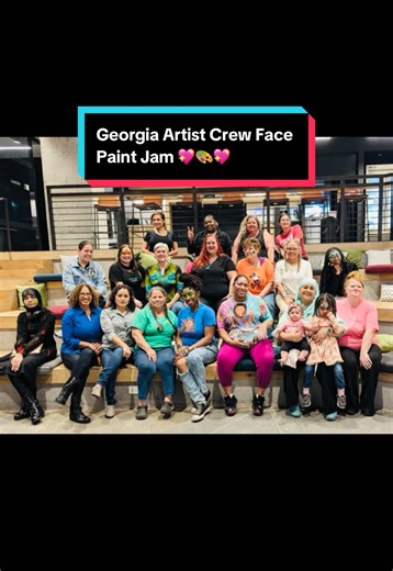 Had such a fun time at this face painter jam 🤩💖🎨 #GAartistcrew #facepainting #practicemakesprogress #bubblesquadBTS #bubblesquadgoals