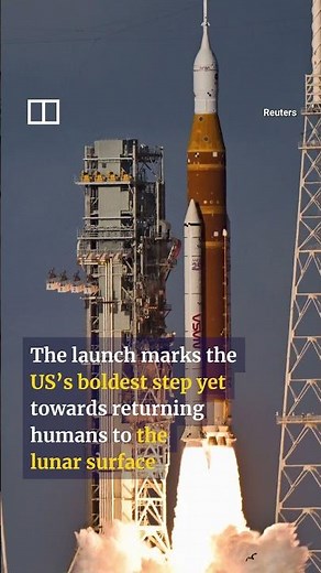 Historic Artemis II moon mission lifts off