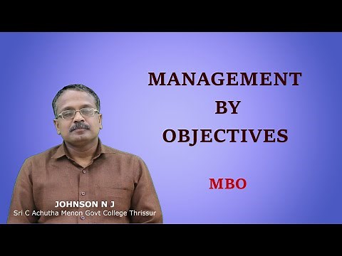 MANAGEMENT BY OBJECTIVES | MBO |