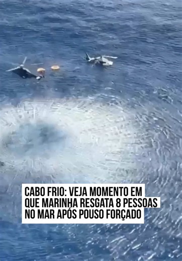 Resgate da Marinha do Brasil no Cabo Frio: Helicóptero em Emergência
