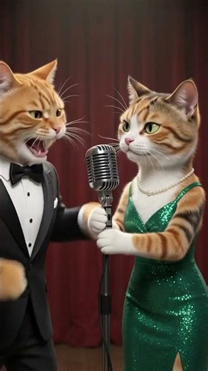 Cat fight on stage | you are funny #shorts #shortsfeed