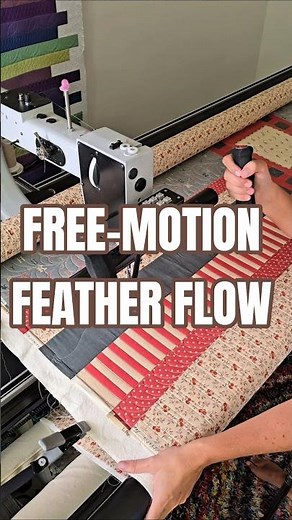 FREE-MOTION FEATHER FLOW