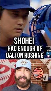 Shohei Ohtani had enough of Dalton Rushing 😳