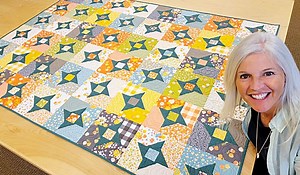 Twinkle Twinkle Little Star Quilt With Free Pattern