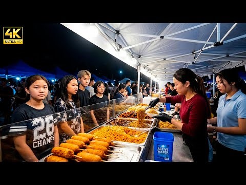 Cambodian Night Food Tour 🇰🇭 Many Khmer Snacks & Street Treats