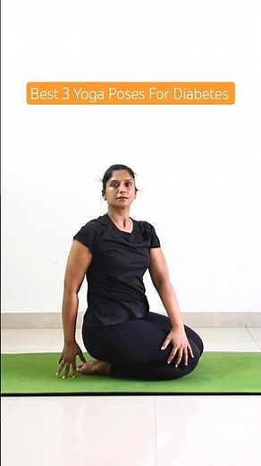 BEST 3 Yoga Poses for Diabetes Control (Beginner Friendly) | 3 Yoga Poses That Lower Blood Sugar