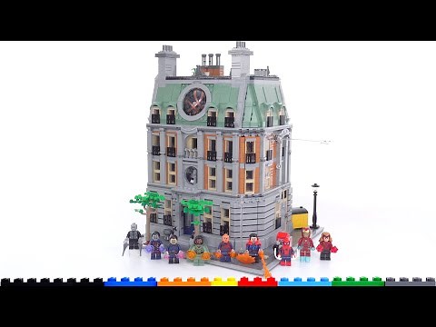 LEGO Sanctum Sanctorum 2022 review & Modular building comparisons! 76218