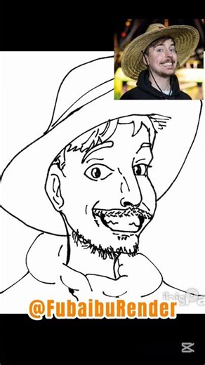 ‪@MrBeast‬ stylised🥶portrait time-lapse👑#shorts