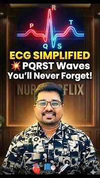 ECG Simplified 💥 | PQRST Waves You’ll Never Forget! 👀 Glimpse