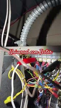 How to use universal ECM tester by Supco #hvac #accircuits #acservice #actechnician #ecmmotor