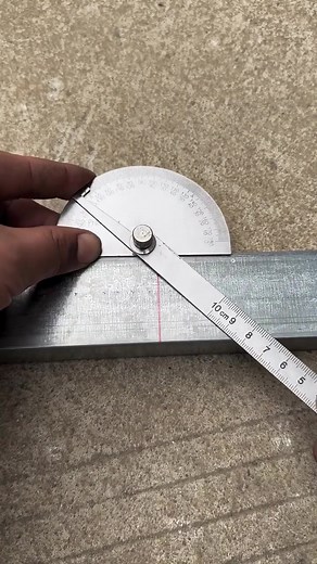 Stainless Steel 180 Degree Protractor Angle Ruler