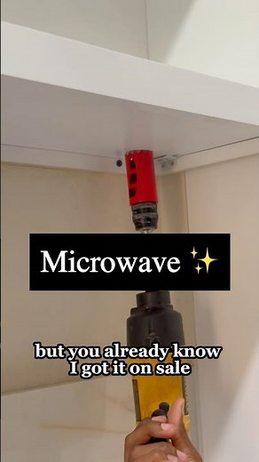 POV: You're Installing an Over the Range Microwave #shorts #pov #diy