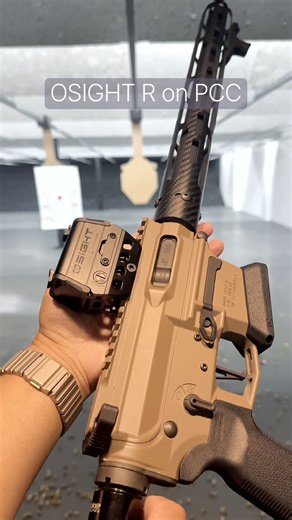 Firing a PCC with OSIGHT R red dot #pcc #osight #aero