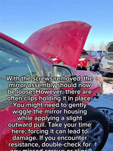 How to remove 2011 ford edge limited side mirror