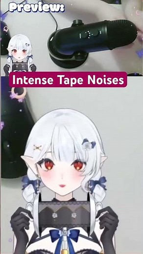 [Blue Yeti ASMR] Intense crackly sticky sounds for deep sleep #asmr #vtuber #shorts