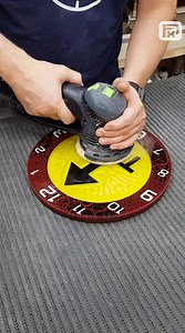 Unique handmade resin wall clock