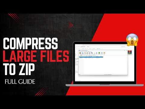 How to Convert Large Files to ZIP Files