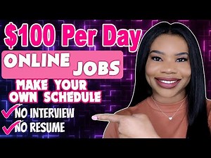 Earn $100/Day Doing THIS - No Interview, No Experience, and You Create Your Own Schedule!