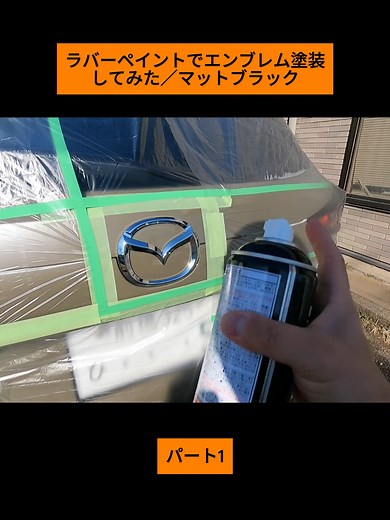 ラバーペイントで簡単エンブレム塗装