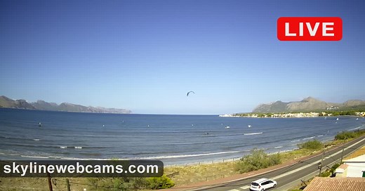 Live Cam Mallorca - Pollença Bay | SkylineWebcams