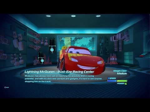 Cars 2 PC - Lightning McQueen Rust-Eze Racing Center Gameplay
